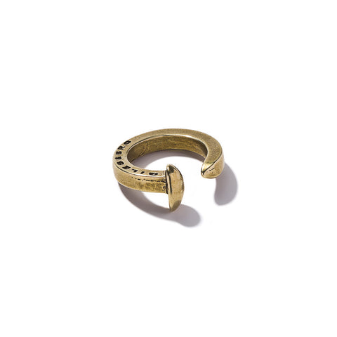 Railroad Spike Ring - Brass