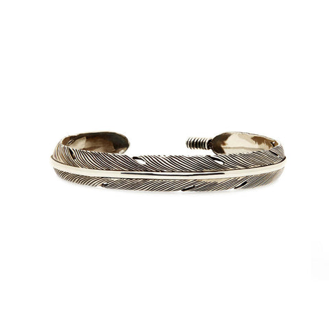 FEATHER BRACELET - PALLADIUM PLATED